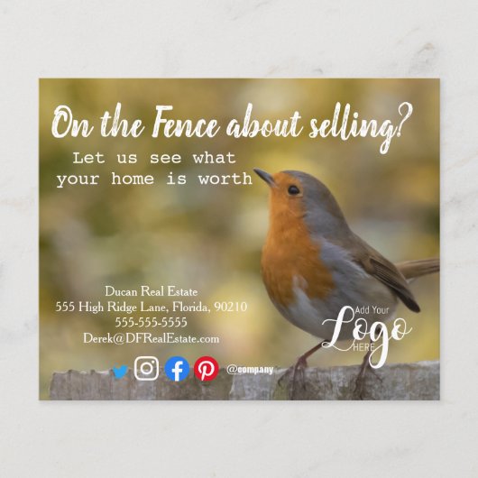 Verkauf von E-Mail-Verweisung Real Anwesen Marketi Flyer (Vorne)