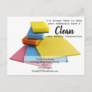 Verkauf von E-Mail-Verweisung Real Anwesen Marketi Postkarte