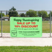 Verkauf von Erntedank, hellgrünes Rechteck Banner (Insitu)