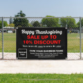 Verkauf von Erntedank im Schwarzrechteck Banner (Insitu)