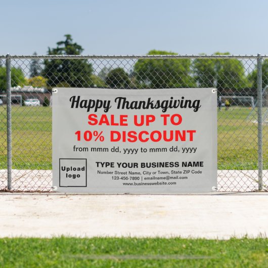 Verkauf von Erntedank in Grau-Rectangle Banner (Insitu)