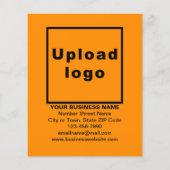 Verkauf von Erntedank in Orange Color Flyer (Hinten)