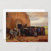 Verkauf von Gebäude Scrap von Vincent van Gogh Einladung (Vorne/Hinten)