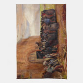 Verkauf von Gebäude Scrap von Vincent van Gogh Geschirrtuch (Vertikal)