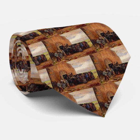 Verkauf von Gebäude Scrap von Vincent van Gogh Krawatte (Gerollt)