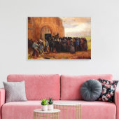 Verkauf von Gebäude Scrap von Vincent van Gogh Leinwanddruck (Insitu (Wohnzimmer))