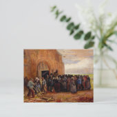 Verkauf von Gebäude Scrap von Vincent van Gogh Postkarte (Stehend Vorderseite)