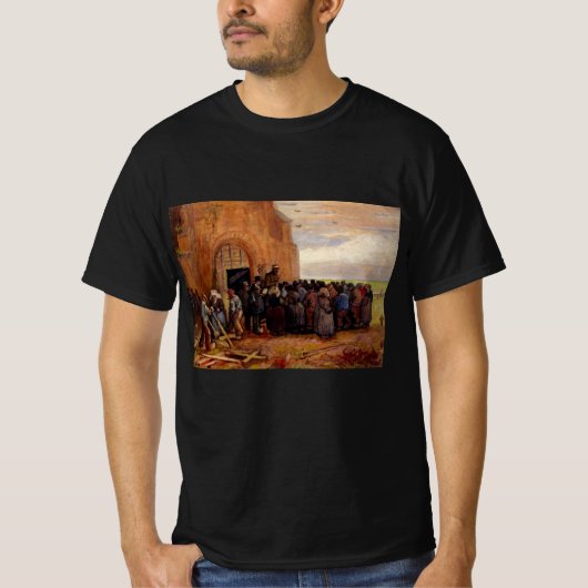 Verkauf von Gebäude Scrap von Vincent van Gogh T-Shirt (Vorderseite)