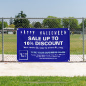 Verkauf von Halloween auf Blue Rectangle Banner (Insitu)