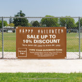 Verkauf von Halloween auf dem Brawn Rectangle Bann Banner (Insitu)
