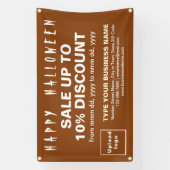 Verkauf von Halloween auf dem Brawn Rectangle Bann Banner (Vertikal)