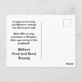 Verkauf von kundenspezifischem Crazy Candy Mais Postkarte (Rückseite)