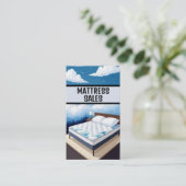 Verkauf von Matratzen Visitenkarte (Stehend Vorderseite)