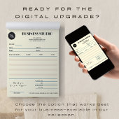 Verkauf von Rechnungen aus cremefarbenem Marmor an Notizblock