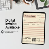 Verkauf von Rosa Creme Rechnungsstellung für klein Karte