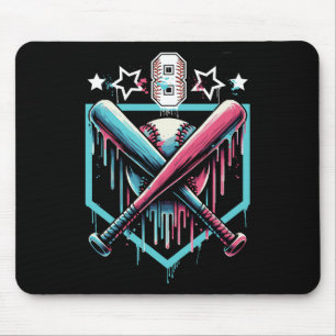 Verkauf von Tropfen 8. Geburtstag Jungen Nummer 8 Mousepad