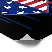 Verkauf von Tropfen Boys Ice Cream Patriotic Ameri Poster (Ecke)