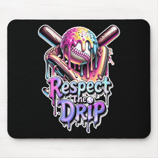 Verkauf von Tropfen Eiscreme Dripping Respekt vor Mousepad (Vorne)