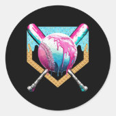 Verkauf von Tropfen für Boys Ice Creme Tropfen Jun Runder Aufkleber (Vorderseite)