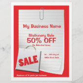 Verkauf von Unternehmen Flyer (Vorne)