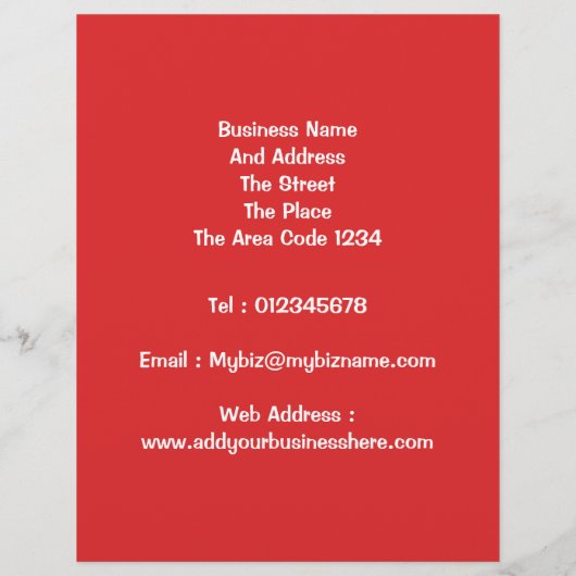 Verkauf von Unternehmen Flyer (Hinten)