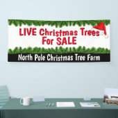 Verkauf von Weihnachtsbaumen Banner (Messe)