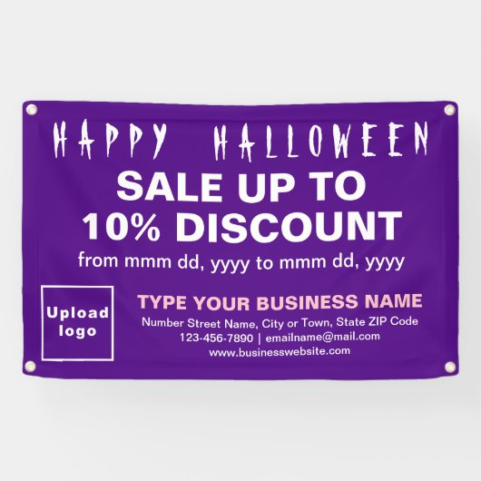 Verkauf von Werbebannern mit Lila Rechteck Banner (Horizontal)