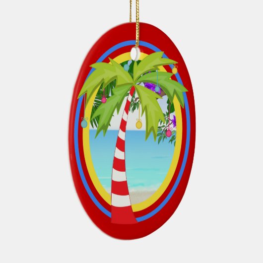 VERKAUF! Weihnachtsbaum im Paradies Keramikornament (Rechts)