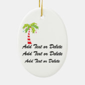 VERKAUF! Weihnachtsbaum im Paradies Keramikornament (Hinten)