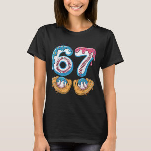 Verkaufe 67 - Eis Drip 67 Meme Lustiger Spieler _4 T-Shirt
