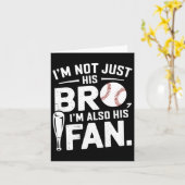 Verkaufe Bruder, ich bin nicht nur sein Bro Ich bi Karte (Gelbe Blume)