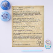 Verkaufe dein Soul an Satan! Flyer (Einzeln)