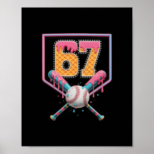 Verkaufe Drip Nummer 67 Lustig Sechs Sieben 6 7 Me Poster