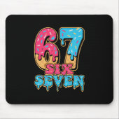 Verkaufe Drip Nummer 67 Spieler Oder 67. Geburtsta Mousepad (Vorne)