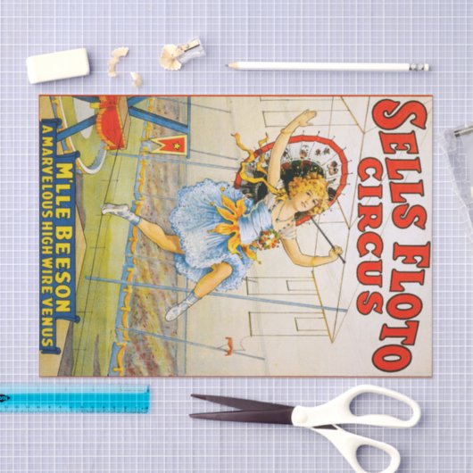 Verkäufe Floto Zirkus Seidenpapier (Handwerk)