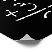 Verkaufe Inspirierte Mathematik 6 4 3 2 Double Pla Poster (Ecke)