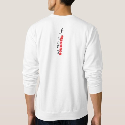 Verkaufe Marathonläufer Sweatshirt (Rückseite)
