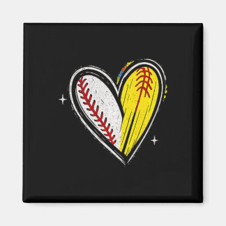 Verkaufe Mom Heart Softll Mom Stolz Sports Mama Magnet
