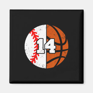 Verkaufe Sketll Nummer 14 Jersey Lustig 14. Geburt Magnet