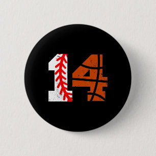 Verkaufe Sketll Nummer 14 Trikot Lustig 14. Geburt Button