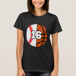 Verkaufe Sketll Nummer 16 Trikot Lustiges 16. Gebu T-Shirt