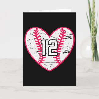 Verkaufe Softll Heart Nummer #12 Sportler Fan Jer Karte