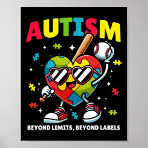 Verkaufen Sie Autism Awareness Farbige Puzzle-Herz Poster