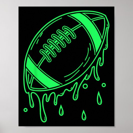Verkaufen Sie Drip Birthday Eiscreme Alien Softll Poster (Vorne)