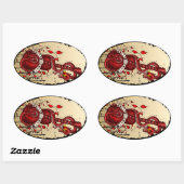 Verkaufen Sie meinen Soul-Aufkleber Ovaler Aufkleber (Blatt)