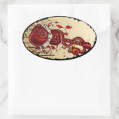 Verkaufen Sie meinen Soul-Aufkleber Ovaler Aufkleber (Tasche)