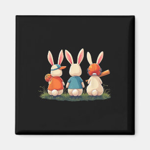 Verkaufen Sie Niedlichen Ostersport Bunnies Sketch Magnet