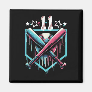 Verkaufen Sie Tropfen 11. Geburtstag Jungen Nummer Magnet