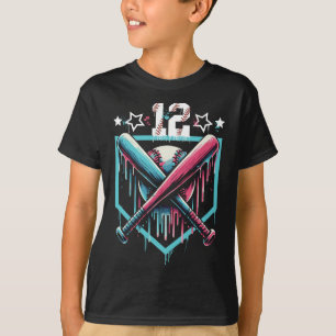 Verkaufen Sie Tropfen 12. Geburtstag Jungen Nummer T-Shirt