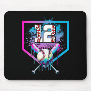 Verkaufen Sie Tropfen 12. Geburtstag Zuhause Plate Mousepad